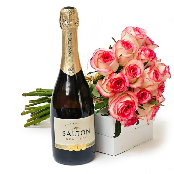 Girlfriend Bouquet with Sparkling Wine