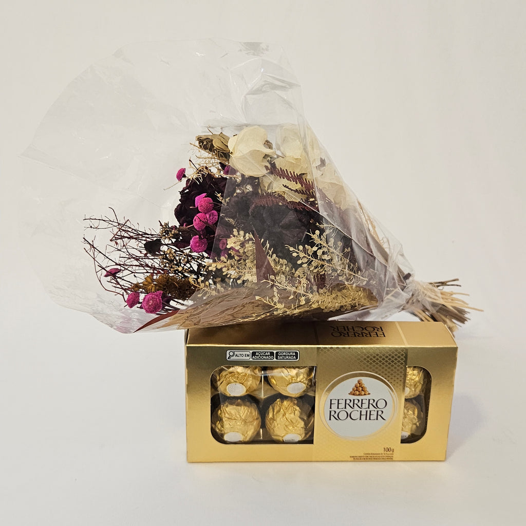 Buquê Carinho Eterno com Bombons