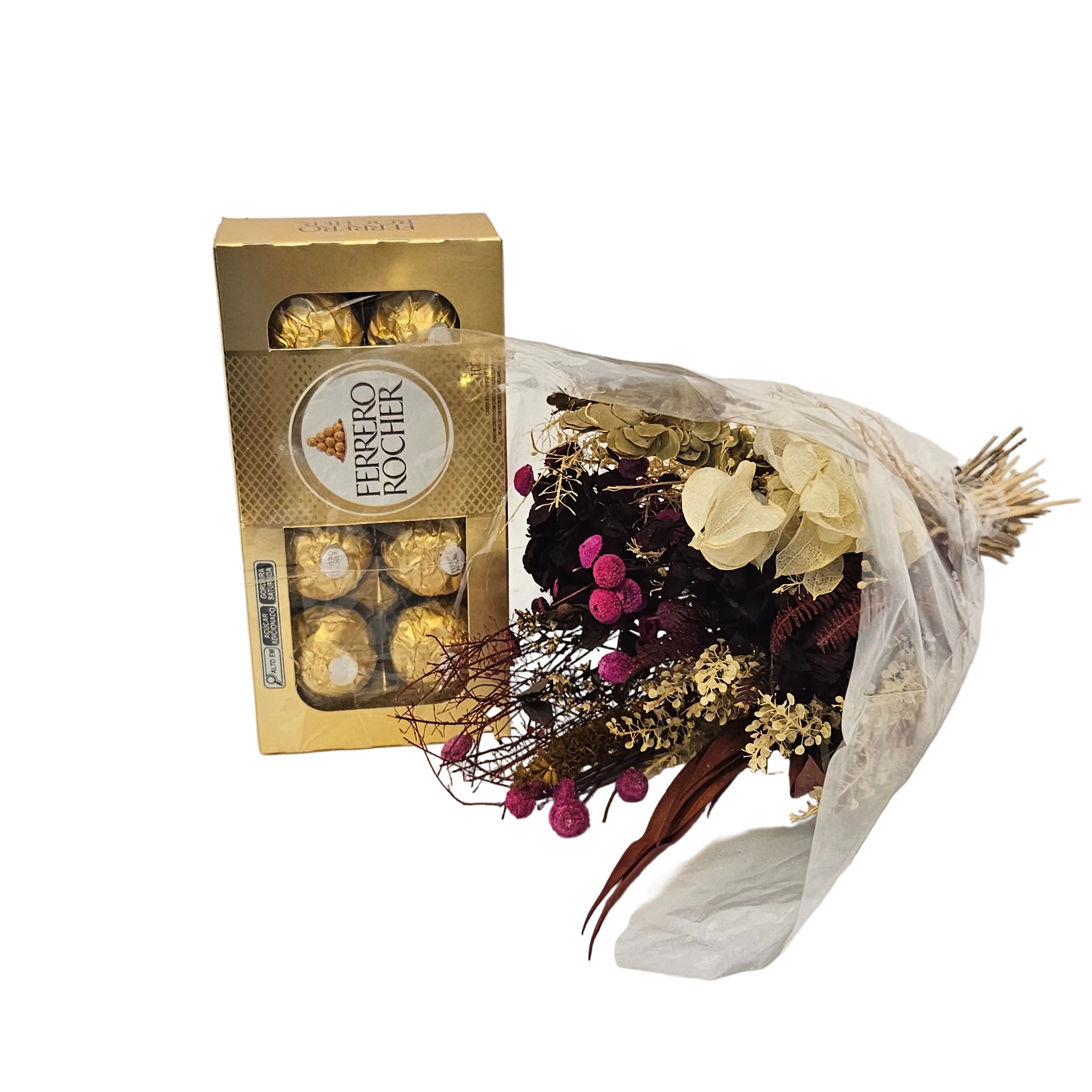 Buquê Carinho Eterno com Bombons