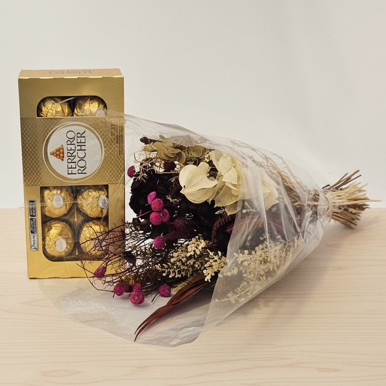 Buquê Carinho Eterno com Bombons