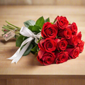 Buquê 12 Rosas Vermelhas Importadas